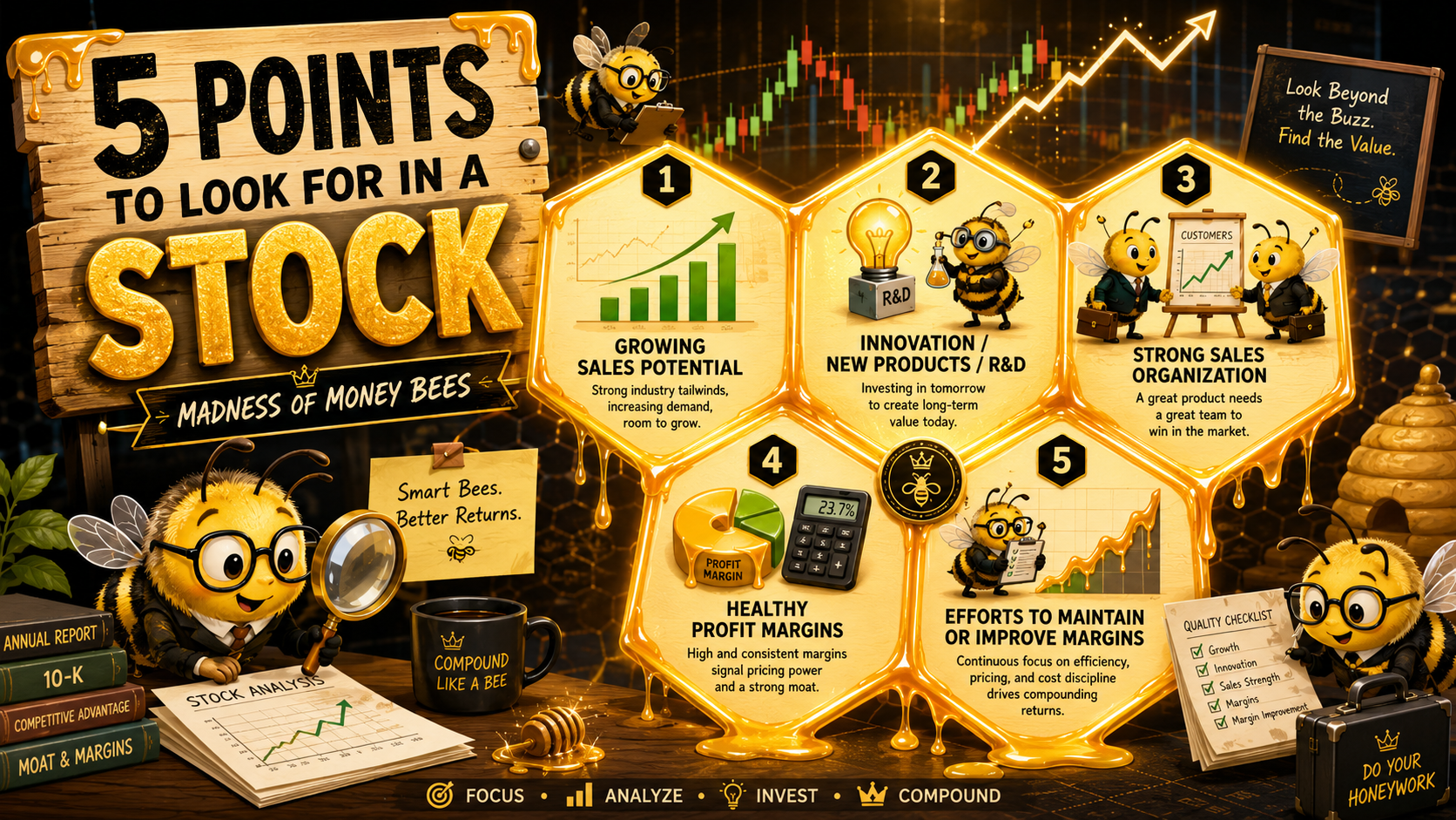 5 Points to Look for in a Stock